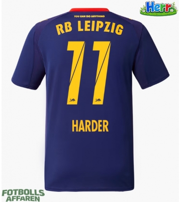 RB Leipzig Conrad Harder #11 Bortatröja 2025-26 Kortärmad
